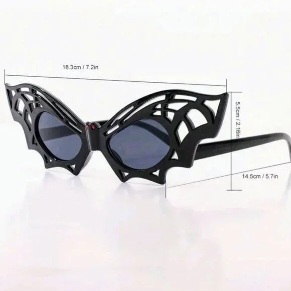 Black Bat Wing Sunglasses