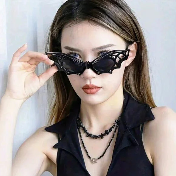 Black Bat Wing Sunglasses