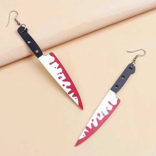 Bloody Knife Earrings