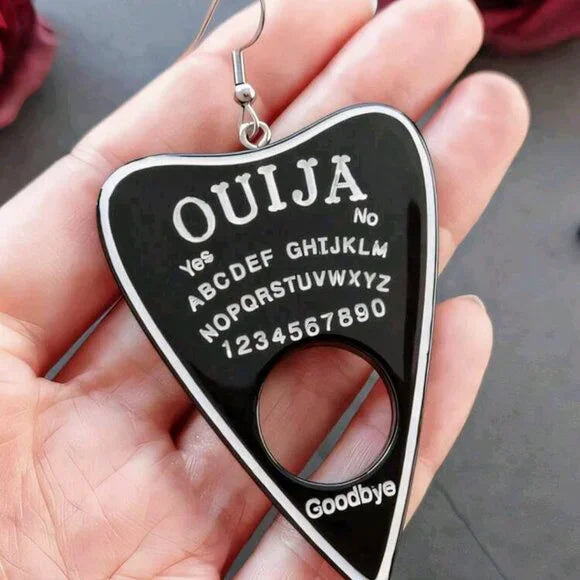 Ouija Planchette Earrings