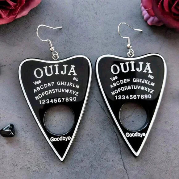 Ouija Planchette Earrings