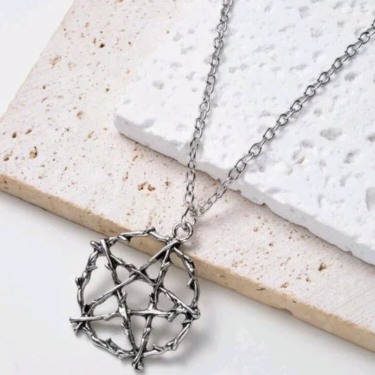 Silver Pentagram Necklace