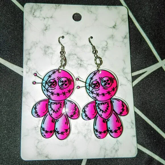 Voodoo Doll Earrings